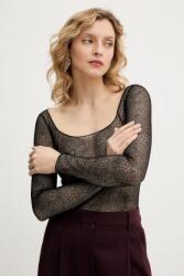 Elisabetta Franchi body - fekete 38 - answear - 82 990 Ft