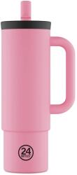 24Bottles termosz bögre Straw 800ml Flamingo - rózsaszín Univerzális méret