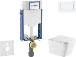 Geberit Kombifix - Set pentru montare încastrată, toaletă Arkas I și capac softclose, clapetă Sigma20, alb/alb mat SANI15CA3169 (SANI15CA3169)