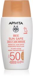 APIVITA Bee Sun Safe Daily Age Repair Tinted Fluid SPF50 тониращ защитен крем SPF 50 50ml