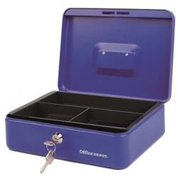 Office Depot közepes pénzkazetta kék (4049779) - bestbyte