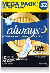 Always Ultra Secure Night Extra Size 5 absorbante pentru noapte 32 buc