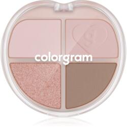 Colorgram Tintin Dory Eyeshadow Palette палитра със сенки за очи и озарители цвят 06 Mochi Dory 4 гр