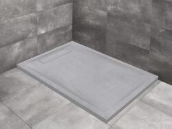 Radaway Doris F lapos szögletes betonszürke zuhanytálca 140x90 betonszürke, ajándék szifonnal
