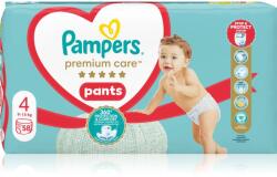 Pampers Premium Care Pants Size 4 scutece de unică folosință tip chiloțel 9-15 kg 58 buc