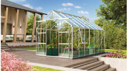 Vitavia üvegház VITAVIA URANUS 11500 tiszta üveg 3 mm ezüst színű LG1038 (LG1038)