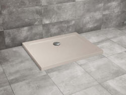 Radaway Doros Stone D szögletes lapos beige zuhanytálca 120x100 beige, ajándék szifonnal