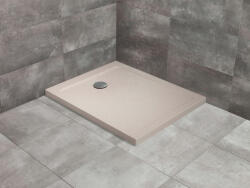 Radaway Doros Stone F szögletes lapos beige zuhanytálca 140x100 beige, ajándék szifonnal