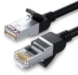 UGREEN Cat 6 UTP Round Ethernet Cable Pure Copper 0.5m (black) (022113) - vexio