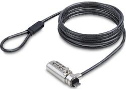 Startech StarTech. com SNANOC4D-LAPTOP-LOCK Fekete, Ezüst 2 M kábelzár (SNANOC4D-LAPTOP-LOCK)