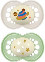 MAM Original Night 6m+ cumi Grey/ Green 2 db