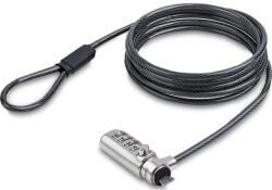 Startech StarTech. com SSTDC4D-LAPTOP-LOCK Fekete, Ezüst 2 M kábelzár (SSTDC4D-LAPTOP-LOCK)
