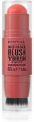 Rimmel Multi-Tasker Blush'N'brush pirosító stick ecsettel árnyalat 250 Coral Dust 8 g