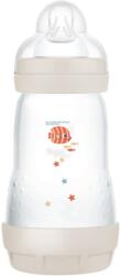 MAM Perfect Star Anti-colic Bottle antikólikás cumisüveg 2m+ Beige 260 ml