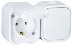 Anco Hydra+ kapcsoló + földelt dugalj, IP54 (321698)