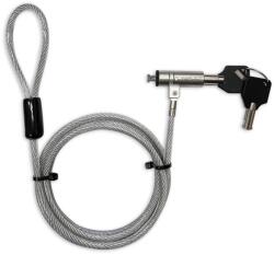 Techly IQ-LOK-15-K Ezüst 1, 8 M kábelzár (107289)