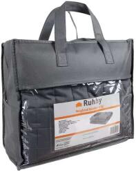  Terápiás, súlyozott pamut takaró praktikus hordozó táskában - 150 x 200 cm, szürke - pepita