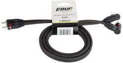 Four Connect Cablu RCA Four Connect, 4-800161, Basic, 1 METRU, 2 canale