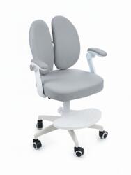  Onuvio® állítható ergonomikus szék általános iskolai tantermekbe - a helyes üléshelyzet megtanítása az íróasztalnál, lábtartó, összecsukható fogantyúk, kopás-, szennyeződés- és folyadékálló a - pepita