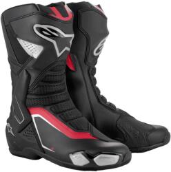Alpinestars SMX-6 3 Csizma, fekete/ ezüstszín/ piros, 2025, mérete 44 (M133-54-44)