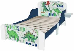 U-Grow UMPJ05-DN gyerekágy, dinoszauruszok, oldalsó védelem, színes