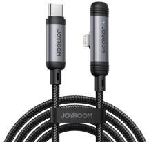 JOYROOM S-A56 ENJOYX SERIES adatkábel (Type-C - lightning, 30W, gyorstöltő, 90 fokos, cipőfűző, 120c (175209)