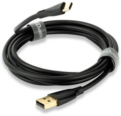 QED Cablu QED - Connect QE8187, USB-C/USB-A, 1.5m, negru (QE8187)
