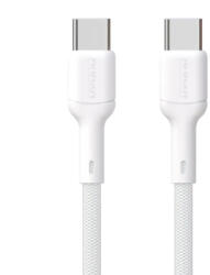 Dudao L9C 65W USB-C - USB-C кабел 1 м - бял (L9C_White 1M)