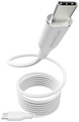 PanzerGlass Cablu PanzerGlass - Magnetic Snake, USB-C/USB-C, 1.5 m, Silver White (5715685027703)