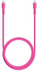Ttec Cablu ttec - Data, USB-C/USB-C, 1.2 m, Neon Pink (8694470827407)