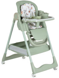 Moni Surprise Multifunkciós Etetőszék (Ajándék Szilikon Tányérral, Evőeszközzel, Előkével) - Zöld