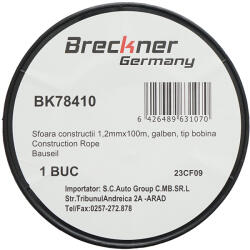 BRECKNER Tambur sfoara galbena pentru zidarie 1.2mmx100m Breckner Germany (BK78410)