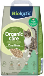 Biokat's 2x3, 2 kg (2x8 l) Biokat's Organic Care Plant Fibres Fresh növényi macskaalom