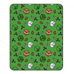 Thimble Minecraft Flanel Takaró, 110x150 cm