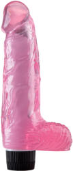 Rosy Vibrator Rosy Real Ballsy 20cm Rosu Vibrator