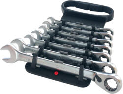 Honiton Racsnis csillag-villáskulcs-készlet, Honiton 1507HGCWH2E, ezüst, 7 részes, 10, 11, 12, 13, 14, 17, 19 mm, Cr-V (TC231050)