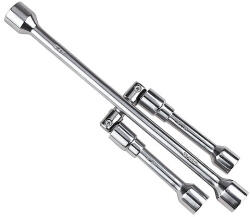 Strend Pro Kerékkulcs, Strend Pro VC020088, ezüst, kereszt kivitel, 17, 19, 21, 23 mm, összecsukható (TC2310424)