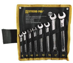 Strend Pro Csillag-villáskulcs-készlet, Strend Pro HR31583, ezüst, 8 részes, 8-19 mm, Cr-V (TC231660)