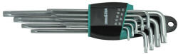 WHIRLPOWER Torxkulcs-készlet, Whirlpower 158-1109, ezüst/fekete, 9 részes, T10, T15, T20, T25, T27, T30, T40, T45, T50, extra hosszú kivitel (TC2310465)