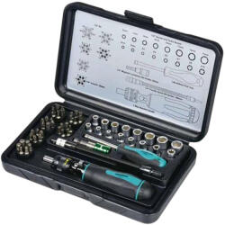 WHIRLPOWER Dugókulcs-készlet, Whirlpower 96-5856, fekete doboz, 56 részes, 1/4", racsnis (TC232784)