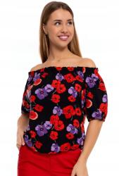 Moraj Női blúz, Moraj, elegáns, virágmintás, viszkóz, S INTL (BD2500-038-PATT1-S)