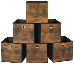 Songmics Összecsukható tároló doboz szett 6 db 30 x 30 x 30 cm (RFB102B01)