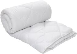 Alcam steppelt paplanhuzat, 180x200 cm, Fehér mikroszálas, Szilikon töltettel, 400g/nm, Magas melegítőképességű
