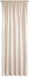 Eurofirany VILLA Dekoratív függöny ráncolószalaggal, 140x270 cm, világos bézs (366820)