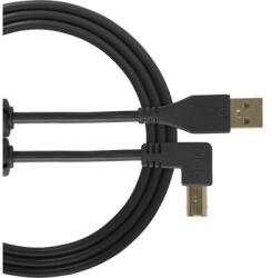 UDG GEAR Ultimate Audio Cable A-B Angled fekete 3 m USB kábel