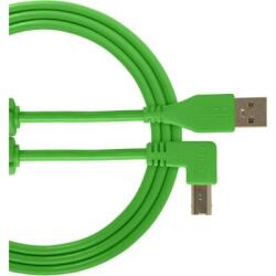 UDG GEAR Ultimate Audio Cable A-B Angled zöld 2 m USB kábel