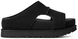 UGG papuci din piele W Goldenstar Hi Cutout Slide PPY2-KLD0BK_99X (1175132.BLK)