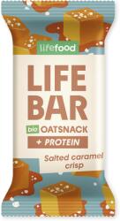 Lifefood Lifebar Oat Snack Protein slaný karamel BIO 40 g Aromă: caramelă sărată (2008)