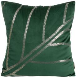 Eurofirany Dekoratív párnahuzat BLINK-38 45x45 Eurofirany sötétzöld/világos arany (395892)