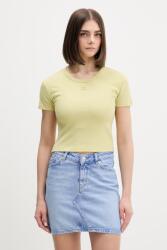 HUGO crop top pentru femei, cu bumbac Delanor PPYH-TSD0TT_77X (50512000)